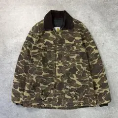 激レア80s■カーハート【L】 USA製 ハンティングジャケット カバーオール