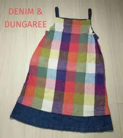 DENIM&DUNGAREE デニムダンガリー　キャミワンピース　サイズ　6