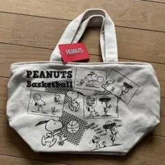 PEANUTS バスケットボール ランチトートバッグ