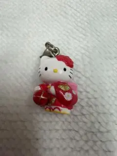 キティご当地ストラップ 加賀(石川) 石川県限定】むっちり、ぽっこり。加賀人形の格好をしたキティちゃん
