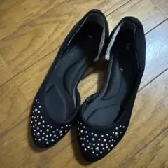 子ども　フォーマルシューズ　黒　約21cm