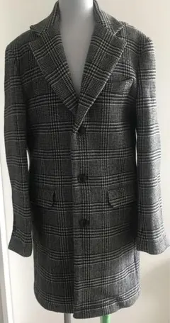 LONDON TRADITION 英国製 　ジャケット チェック柄　コート　Ｌ
