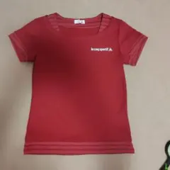 レディースle coq sportif レッドTシャツ