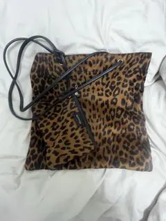 ヒョウ柄トートバッグ