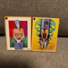 チェンソーマン　アニメイトカフェ　木製キーホルダー　サンタクロース　デンジセット