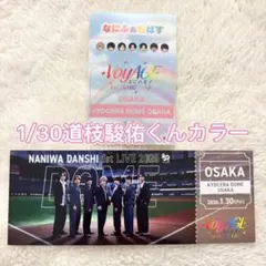 なにわ男子 1/30なにふぁむぱす チケット型カード 大阪限定 道枝駿佑