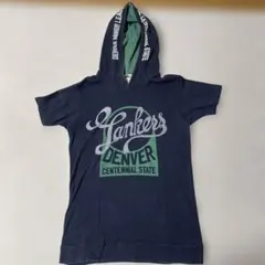 KRIFF MAYER フード付きTシャツ ネイビー L