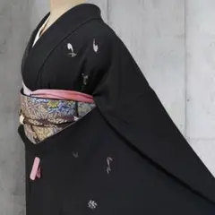 6611❱ フルセット　付け下げ　総刺繍　宝尽くし　袋帯　附下げ　付下げ　裄67のサムネイル