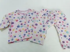 ベビー　パジャマ　80 花柄　厚手
