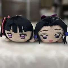 【鬼滅の刃】寝そべりぬいぐるみ 胡蝶しのぶ 栗花落カナヲ2体セット タグ付き