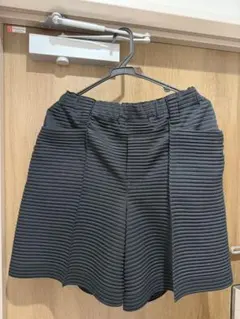 オムプリッセイッセイミヤケ ペインターズギア ショートパンツ BLACK