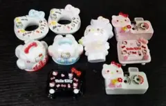 150様専用　ハローキティ デコレーションパーツ 9個セット
