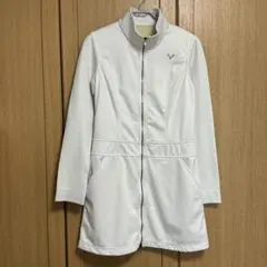 【未使用】キャロウェイ フルジップ ワンピース 白 裏起毛