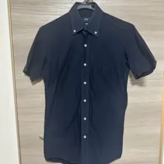 PERSON'S 半袖ポロシャツ ネイビー 半袖シャツ ストレッチ ノンアイロンのサムネイル