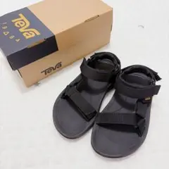 美品　Teva キッズ ブラック サンダル　HURRICANE XLT2
