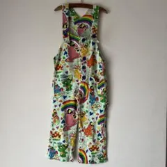 美品JAMスエット地オーバーオール110