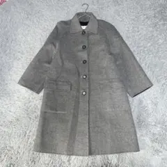 CORDIER コルディア　ロングコート　オーバーコート　グレー　40 毛100