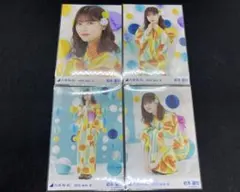 乃木坂46 生写真 岩本蓮加 2020 July2 浴衣 4種コンプ