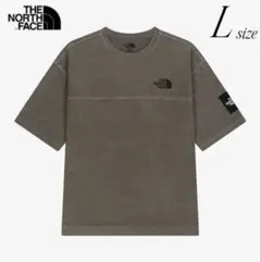 韓国限定】入手困難！ノースフェイス ロゴ ステッチ Tシャツ グレー XL 