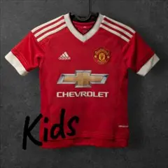 ひ*れ様 マンチェスターユナイテッド キッズ 130 7歳 8歳 ユニフォーム