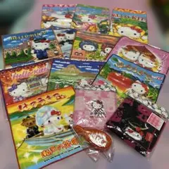 ご当地キティ ハンドタオル＆プチタオルまとめ売り☆レトロ