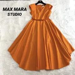 大きいサイズ　Max Mara マックスマーラ　ワンピース　ドレス　ドレーブ