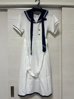 【美品】白 セーラー服 コスプレ 衣装 清楚系 乃木坂風のサムネイル
