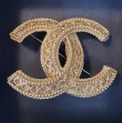 CHANEL ココマーク チェーン ブローチ1107 （ゴールドメッキ） - メルカリ