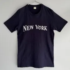 【Jackman】 ジャックマン チェーンスティッチ Tシャツ ネイビー Mのサムネイル