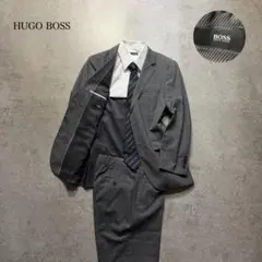 ヒューゴボス　HUGO BOSS メンズ　セットアップ　スーツ　チェック柄　Mのサムネイル