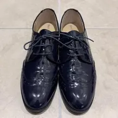 tsumori chisato WALK ネイビー レースアップ　革靴のサムネイル