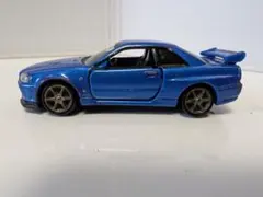 色剥げありトミカ日産 スカイライン GT-R V-SPECII Nur 
34R