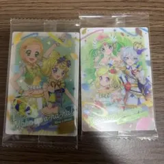 アイカツ×プリパラ ウエハース ひなき みれぃ ひびき ファルル ふわり