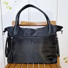 ナイロン製【ショルダーバッグ】黒