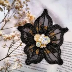 041 ヘアゴム　ポニーフック　キーホルダー　ペンダントトップ　ブローチ