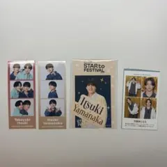 AmBitious 山中一輝 スタフェスステッカーあけおめポート レートフォト