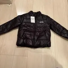 ブラック ダウンコート 120cm