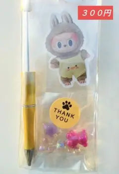 カスタムボールペン♪セットORIGINAL&ウサギコスチュームキャラシール付新品