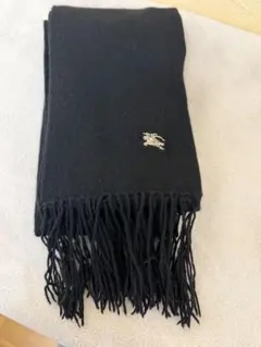 Burberry ストライプ マフラー カシミヤ100% - メルカリ