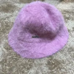 美品　ピンク　X −girl ふわふわ　バケットハット