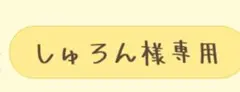 しゅろん様専用ですので他の方の購入は控えてください