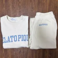 GELATO PIQUE スウェットセット クリーム色