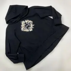 インゲボルグ 黒 花プリント ストレッチパーカー/2021年 春