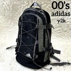 【00's】【Y2K】adidas リュックサック ブラック