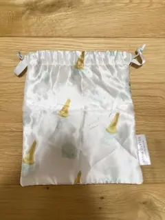 ジェラートピケ　巾着袋　アイス柄