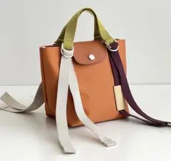 ロンシャン　トートバッグ　S オレンジ