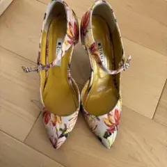 Diana フラワープリント ハイヒール