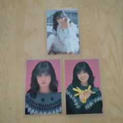 中森明菜ブロマイド３枚セット