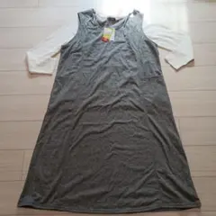 新品　未使用★大きいサイズ　ジャンスカ　カットソー　ロンt 　2点セット　長袖