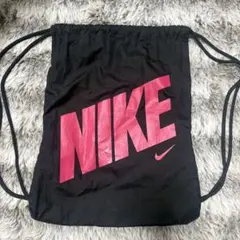 NIKE ドローストリングバッグ ブラック/ピンク